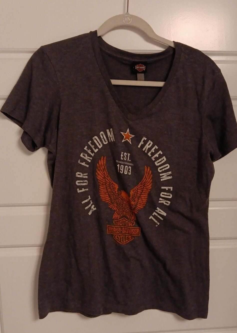 Harley-Davidson Baton Rouge Louisiana V-Neck Graphic T-Shirt